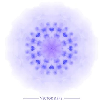 Vector watercolor mandala Stock Illustration