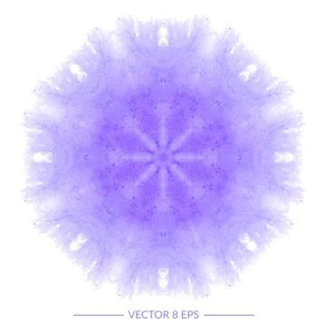Vector watercolor mandala Stock Illustration