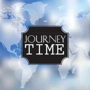 Vector watercolor map, web and mobile template Stock Illustration