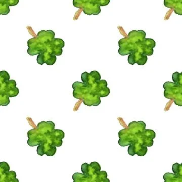 Vector watercolor seamless pattern. Stock Illustration