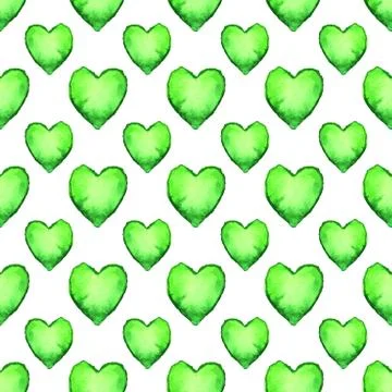 Vector watercolor seamless pattern. Stock Illustration