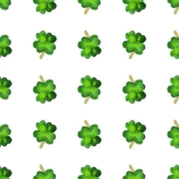 Vector watercolor seamless pattern. Stock Illustration