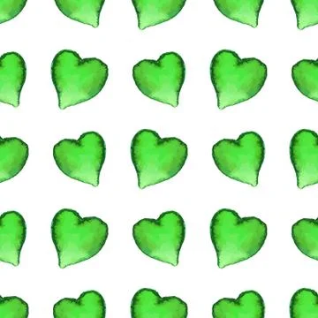 Vector watercolor seamless pattern. Stock Illustration