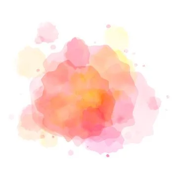 Vector watercolor splash. Stock Illustration