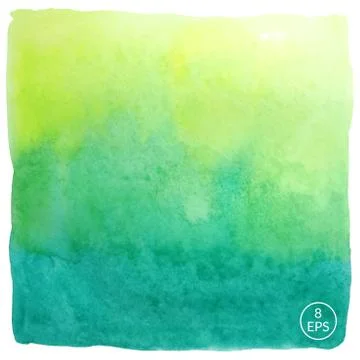 Vector watercolor square Stock Illustration