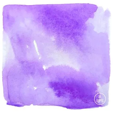 Vector watercolor square Stock Illustration