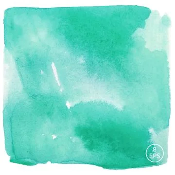 Vector watercolor square Stock Illustration