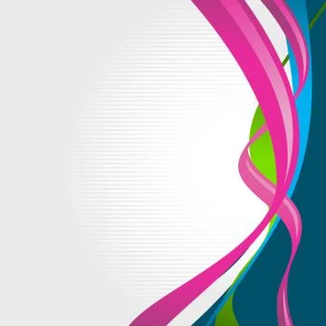 Vector wave art Stock Illustration