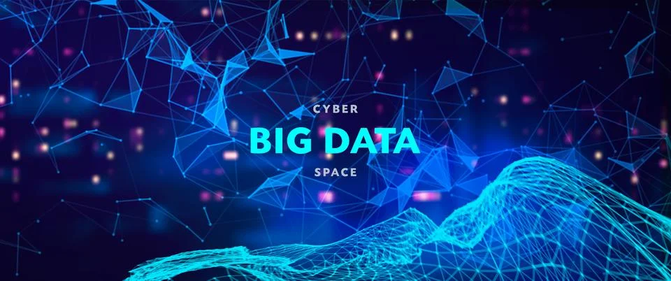 Vector wave lines flowing dynamic illustration. Concept of digital technology イラスト素材