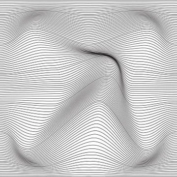 Vector Wave Stripe Background Stock Illustration