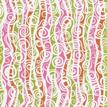 Vector waves abstract seamless pattern 스톡 일러스트