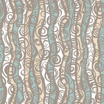 Vector waves abstract seamless pattern 스톡 일러스트