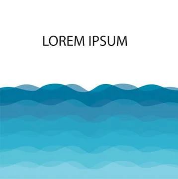 Vector Waves Background Stock Illustration