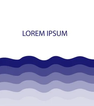 Vector Waves Background Stock Illustration