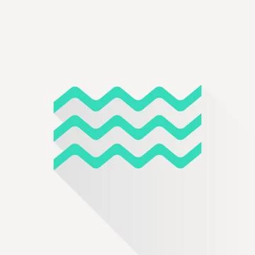 Vector waves icon Stock Illustration