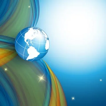 Vector wavy background. eps10 Stock Illustration