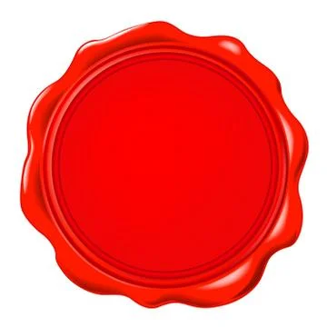 Vector wax seal Stock Illustration