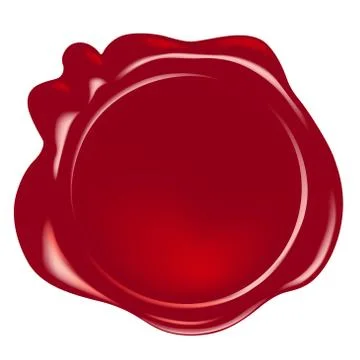 Vector wax seal Stock Illustration