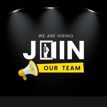 Vector We are hiring Join Our Team banners concept Stock Illustration
