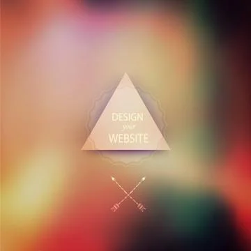Vector web and mobile interface template. template for website or presentatio Stock Illustration