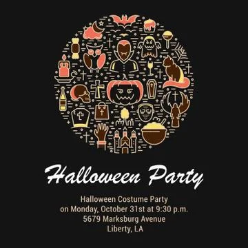Vector Web Banner or Emblem Halloween 무료 스톡 일러스트