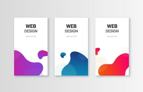Vector Web Banners Templates Stock Illustration