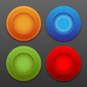 Vector  web buttons Stock Illustration