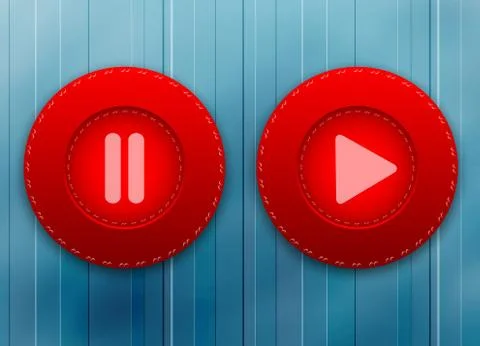 Vector  web buttons Stock Illustration