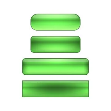 Vector web buttons set Illustrazione stock