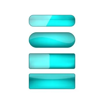 Vector web buttons set Illustrazione stock