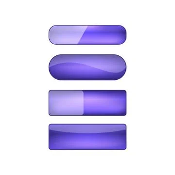 Vector web buttons set 库存插图