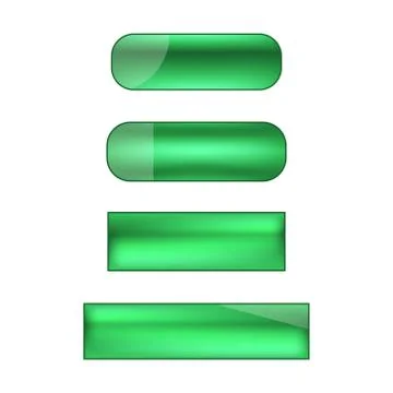 Vector web buttons set Stock Illustration