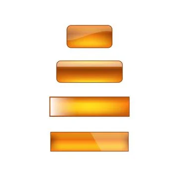 Vector web buttons set Illustrazione stock