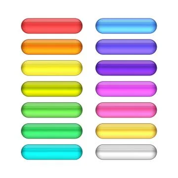 Vector web buttons set Stock-Illustration