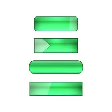 Vector web buttons set Stock Illustration