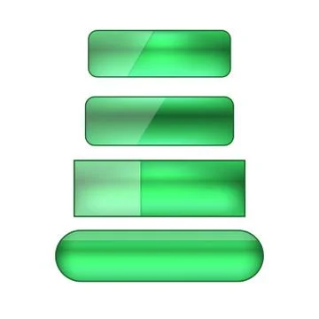 Vector web buttons set Stock-Illustration