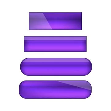 Vector web buttons set Stock-Illustration