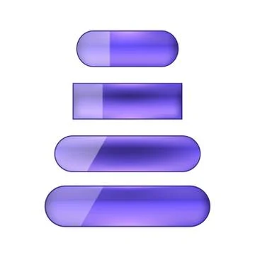 Vector web buttons set 库存插图