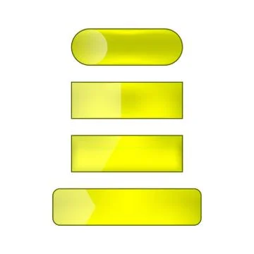 Vector web buttons set Illustrazione stock