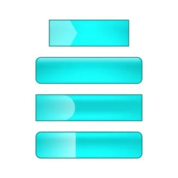 Vector web buttons set Stock Illustration