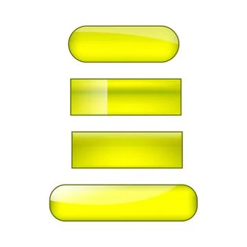 Vector web buttons set Illustrazione stock