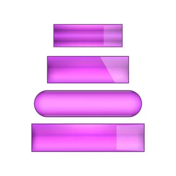 Vector web buttons set Stock Illustration