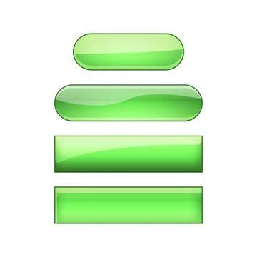 Vector web buttons set Stock Illustration