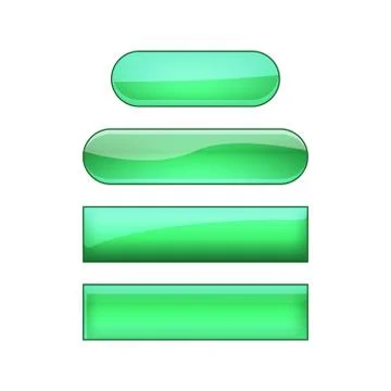 Vector web buttons set Stock Illustration