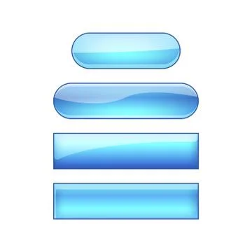 Vector web buttons set Stock Illustration