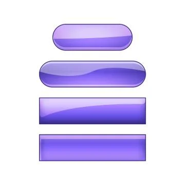 Vector web buttons set Stock-Illustration