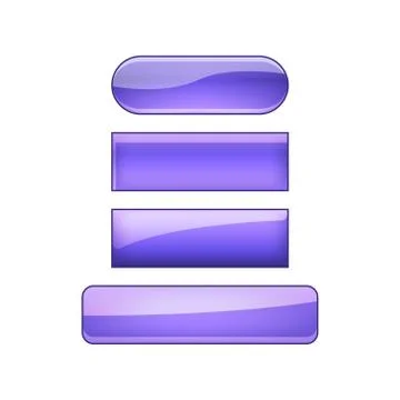 Vector web buttons set Stock Illustration