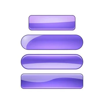 Vector web buttons set Stock Illustration