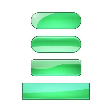 Vector web buttons set Stock Illustration