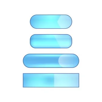 Vector web buttons set Stock Illustration